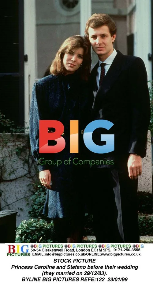 Princess Caroline and Stefano before wedding