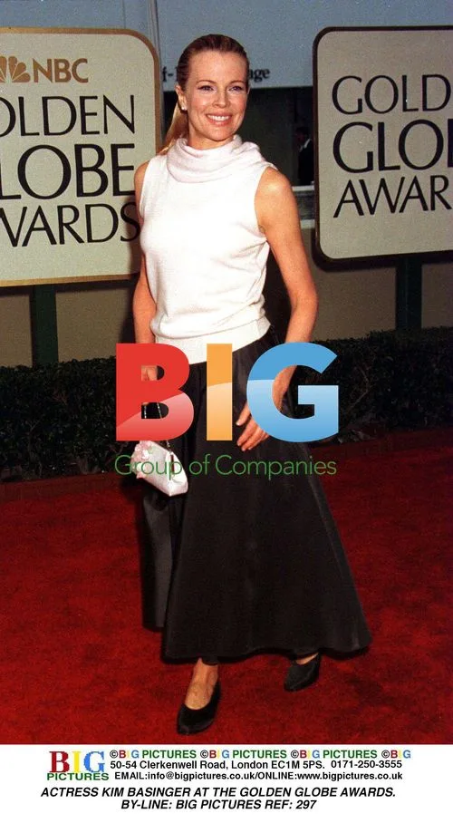 Kim Basinger at the Golden Globe Awards