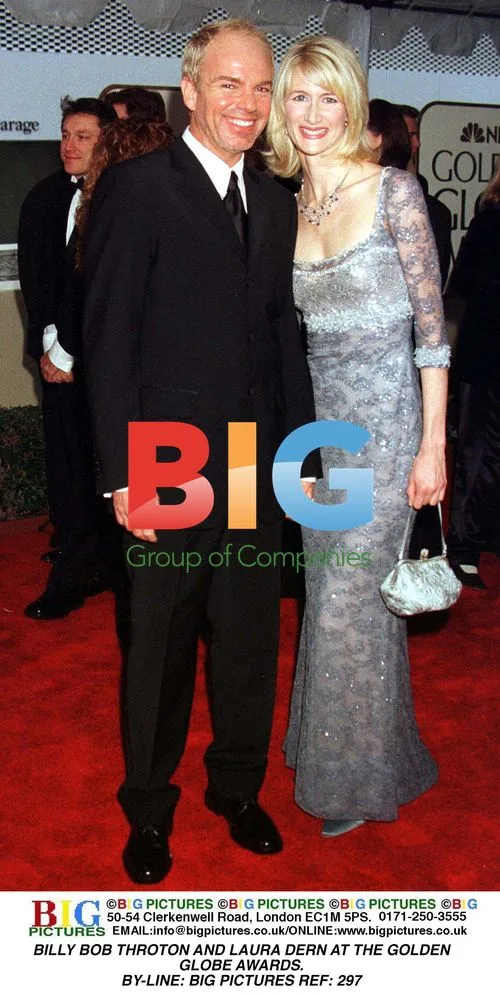 Billy Bob Thornton and Laura Dern at Golden Globes