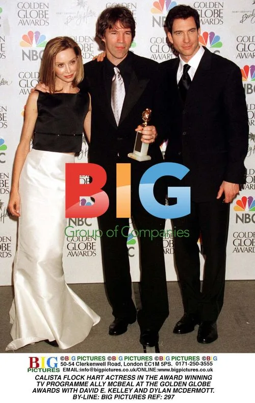 Calista Flockheart at Golden Globes