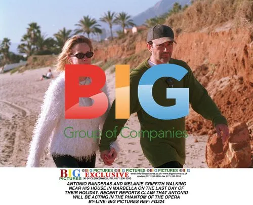 Antonio Banderas and Melanie Griffith in Marbella