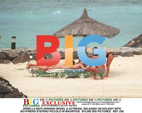 Ornella Muti Relaxes on Mauritius Holiday