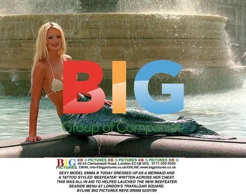 Emma B Dresses as Mermaid to Launch Beefeater Menu