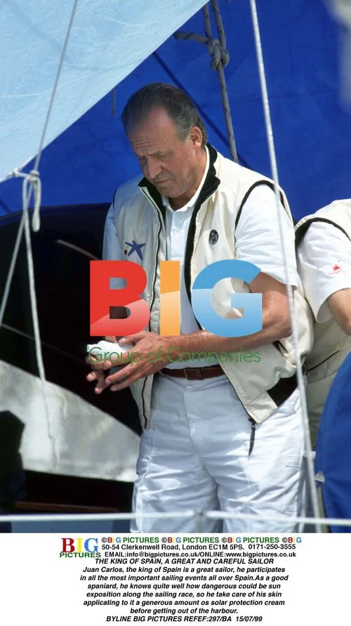 King Carlos of Spain Sailing