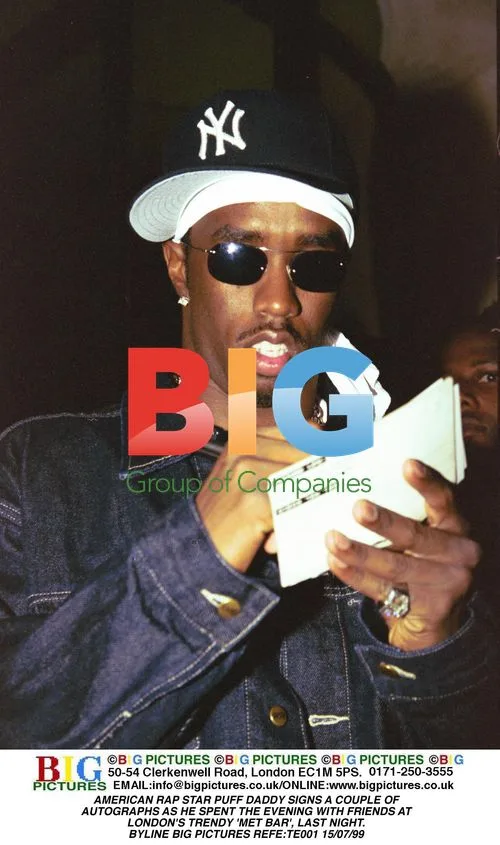 Puff Daddy Poses Outside London's Met Bar