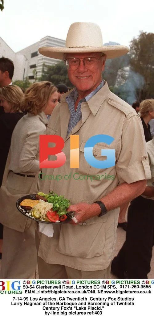 Larry Hagman at Twentieth Century Fox "Lake Placid" Screening