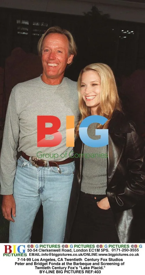 Peter and Bridget Fonda at Lake Placid screening