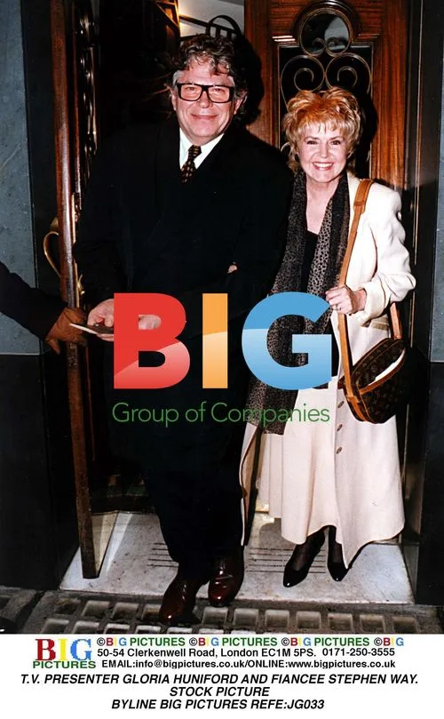 T.V. Presenter Gloria Huniford and Fiancee Stephen Way