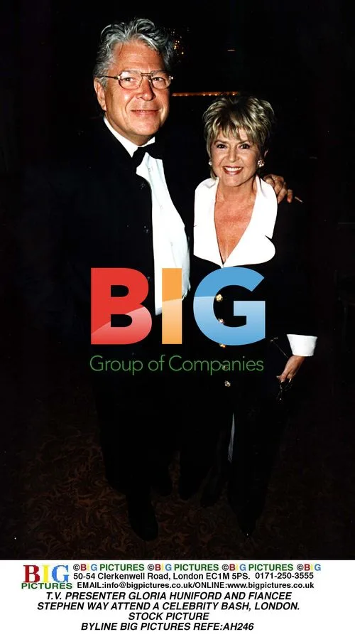 T.V. Presenter Gloria Huniford and Fiancee