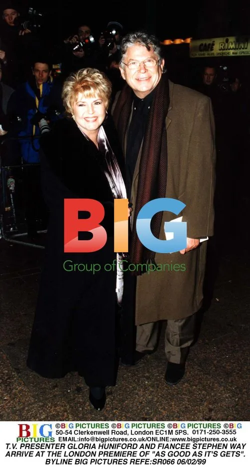 Gloria Huniford and Stephen Way at London Premiere