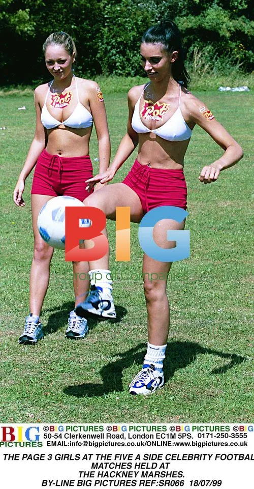 Page 3 Girls at Celebrity Football Match