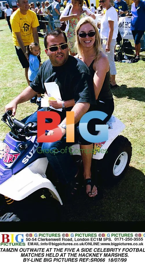 Tamzin Outwaite at Five-a-Side Celebrity Football