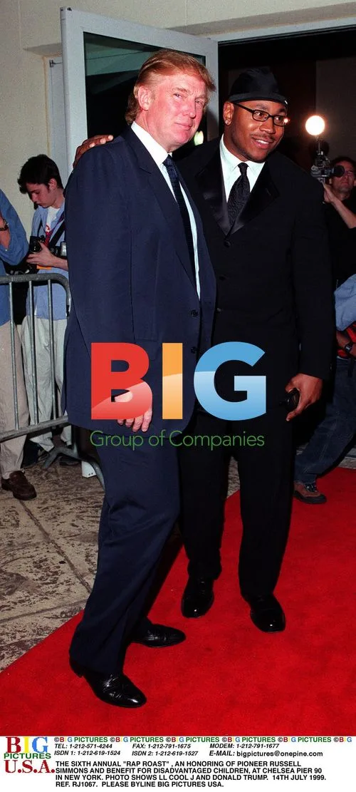LL COOL J and Donald Trump at Rap Roast event