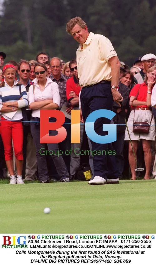 Colin Montgomerie at SAS Invitational in Oslo, Norway