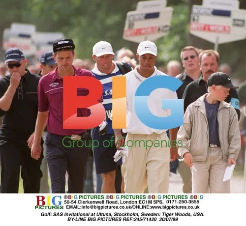 Tiger Woods and Jesper Parnevik at SAS Invitational