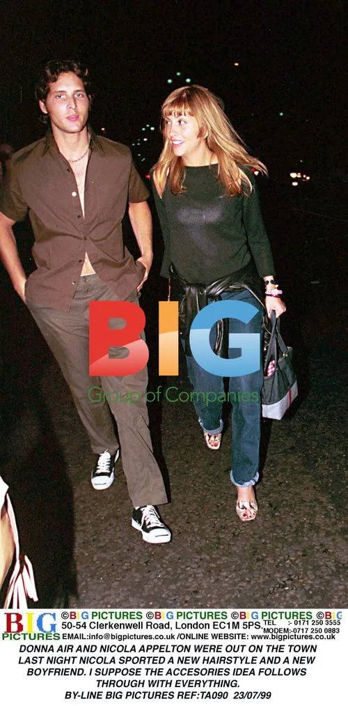 Donna Air and Nicola Appleton Out and About