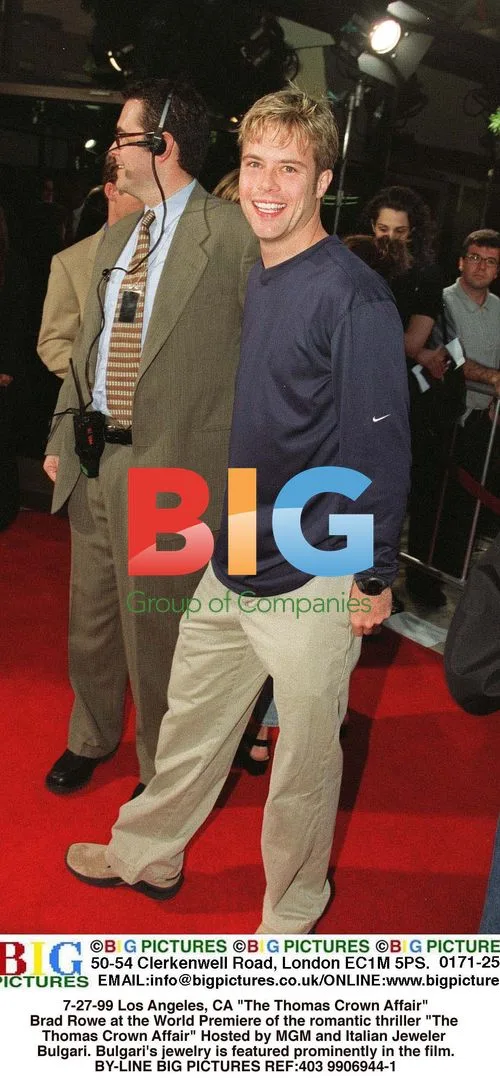 Brad Rowe at "The Thomas Crown Affair" Premiere