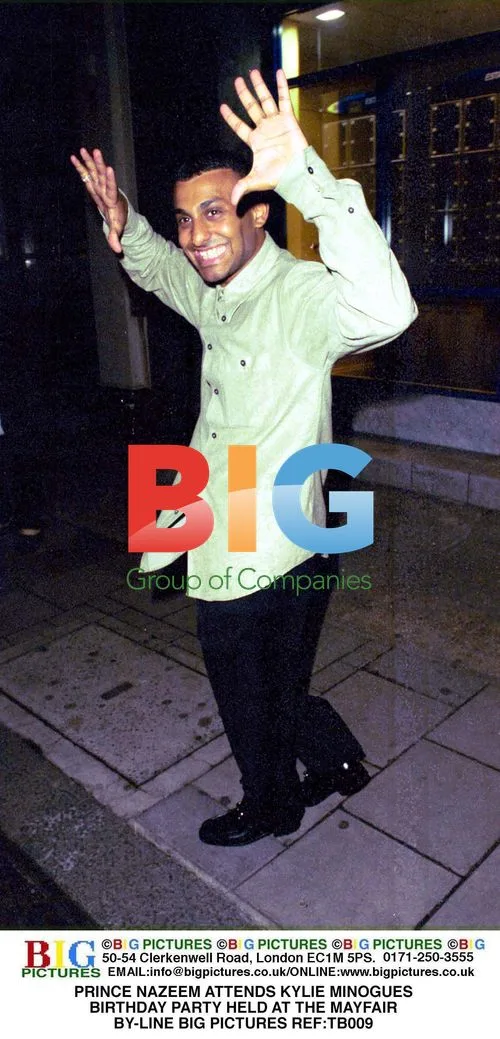 Prince Nazeem at Kylie Minogue's Birthday Party