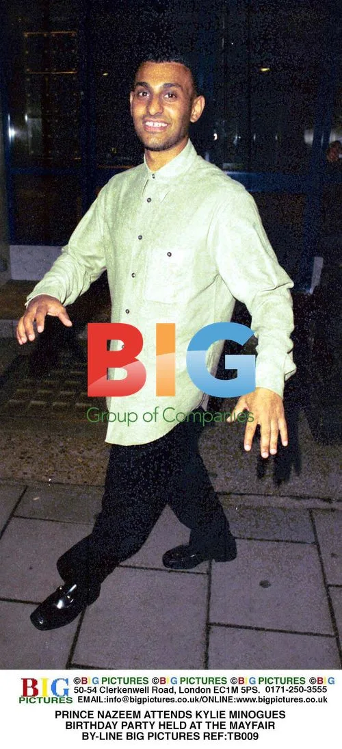 Prince Nazeem at Kylie Minogue's Birthday