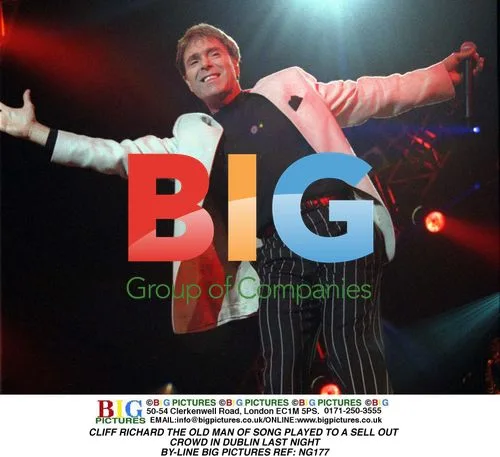 Cliff Richards Performs in Dublin