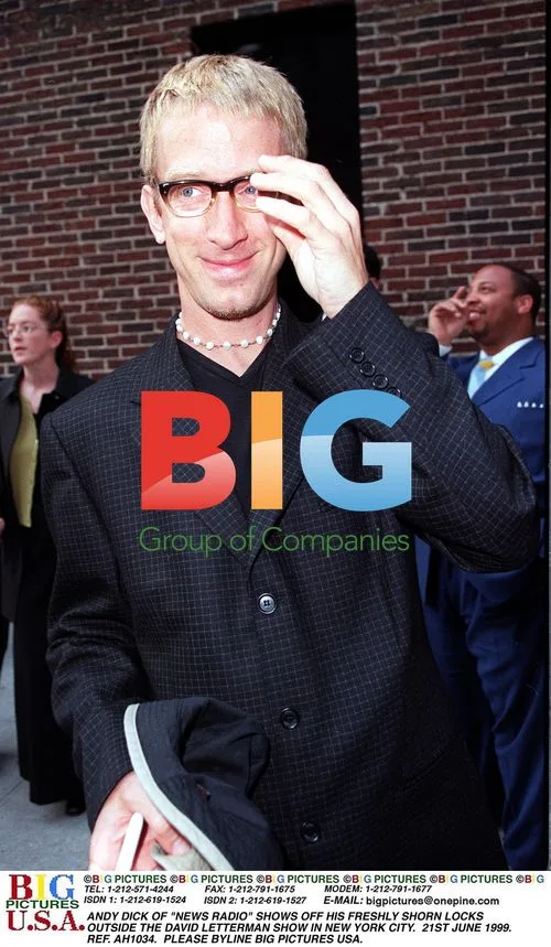 Andy Dick outside Letterman show