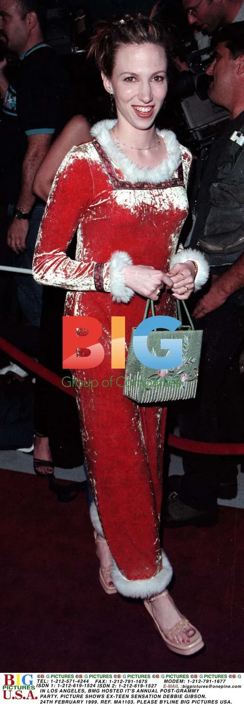 Debbie Gibson at BMG Post-Grammy Party