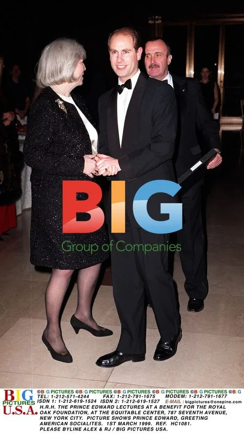 Prince Edward at Royal Oak Foundation Benefit