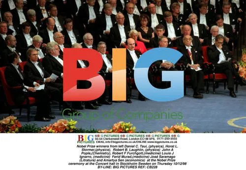 Nobel Prize Winners at Ceremony in Stockholm