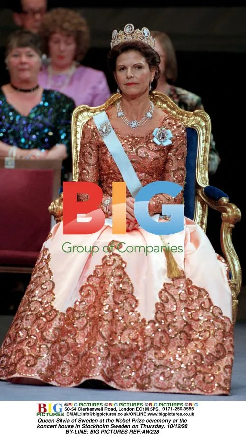 Queen Silvia at Nobel Prize ceremony