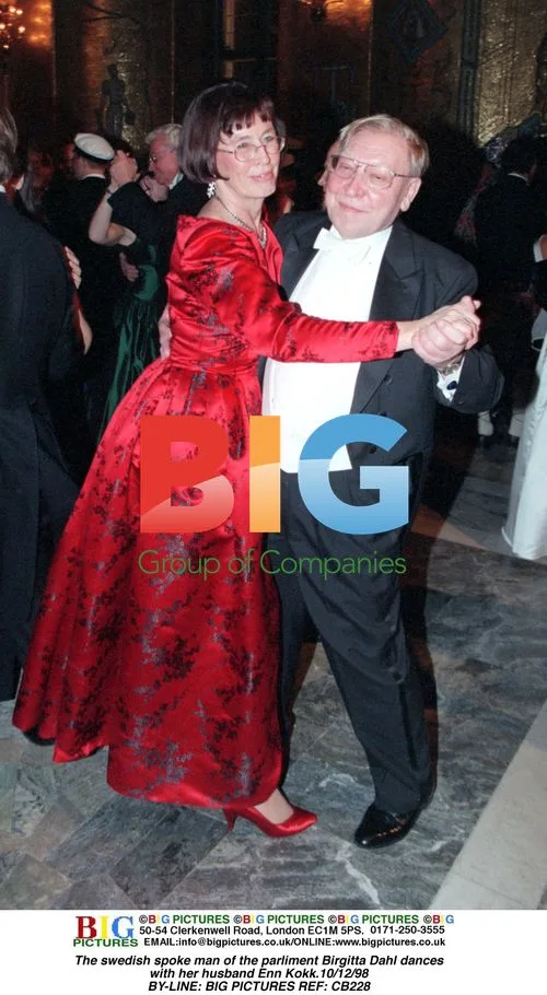 Birgitta Dahl dances with husband Enn Kokk