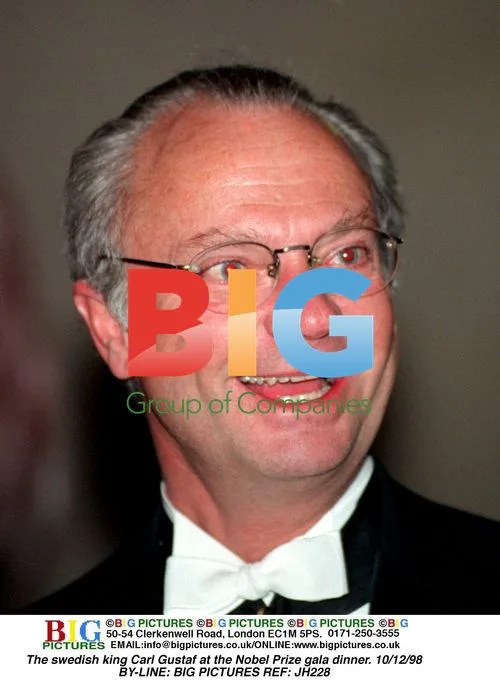 King Carl Gustaf at Nobel Prize Gala Dinner