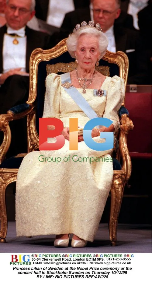 Princess Lilian at Nobel Prize Ceremony