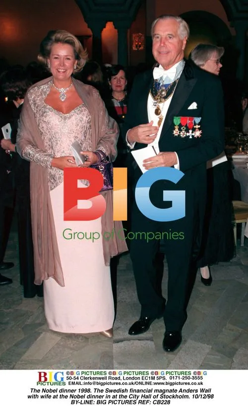 Anders Wall at Nobel Dinner 1998