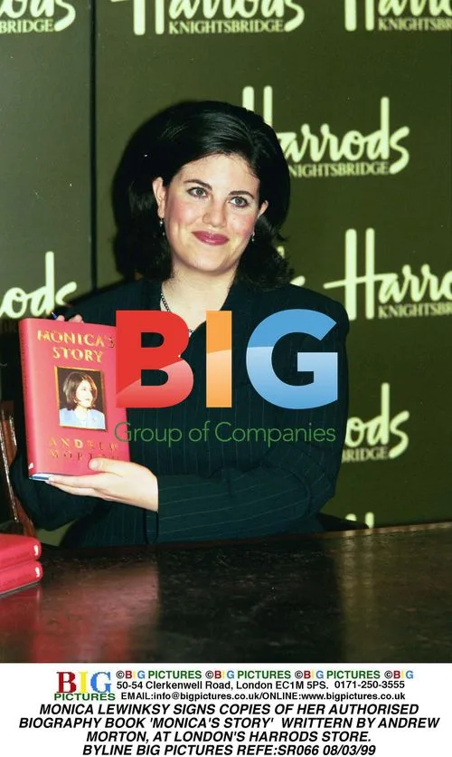 MONICA LEWINKSY BOOK SIGNING AT HARRODS