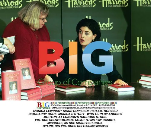 Monica Lewinsky Book Signing at Harrods