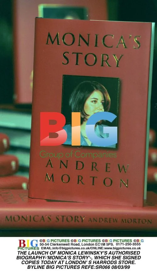 Monica Lewinsky Book Signing at Harrods