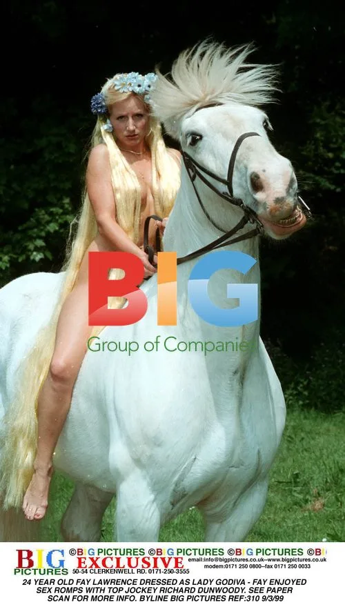 Fay Lawrence Dressed as Lady Godiva