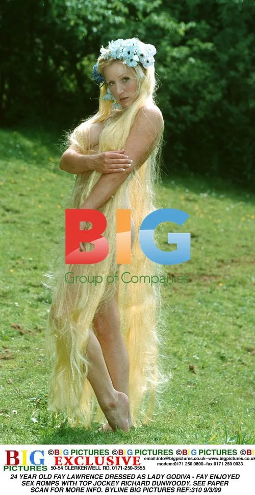 Fay Lawrence Dressed as Lady Godiva