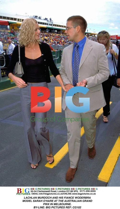 Lachlan Murdoch and fiance Sarah O'Hare