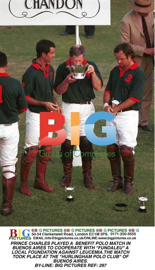 Prince Charles Plays Benefit Polo Match in Buenos Aires