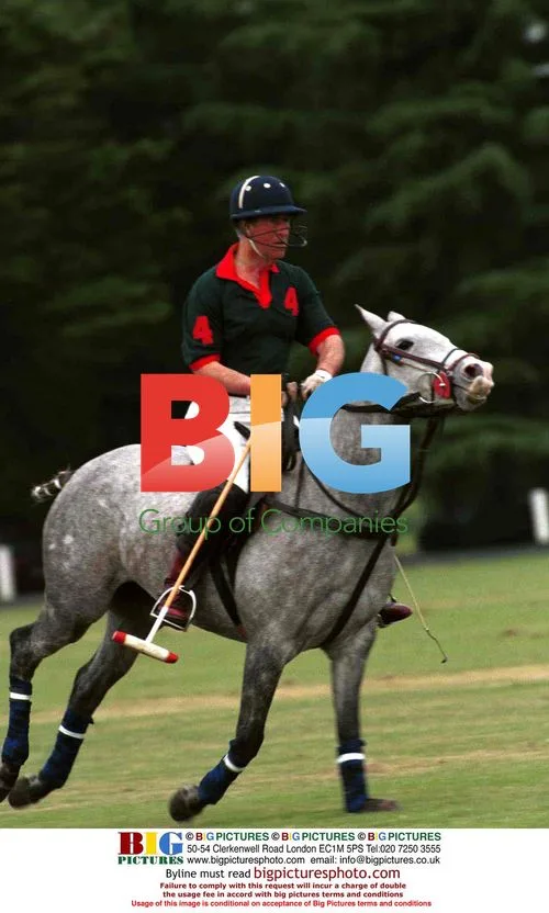 Prince Charles Plays Benefit Polo Match