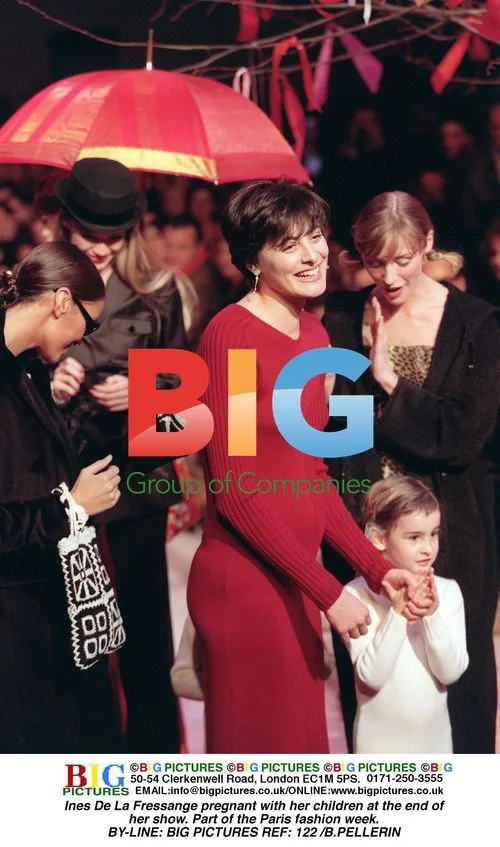 Ines De La Fressange Pregnant at Paris Fashion Week