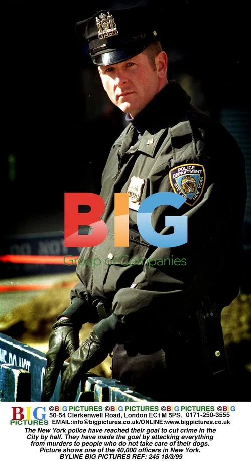 New York police officer on duty