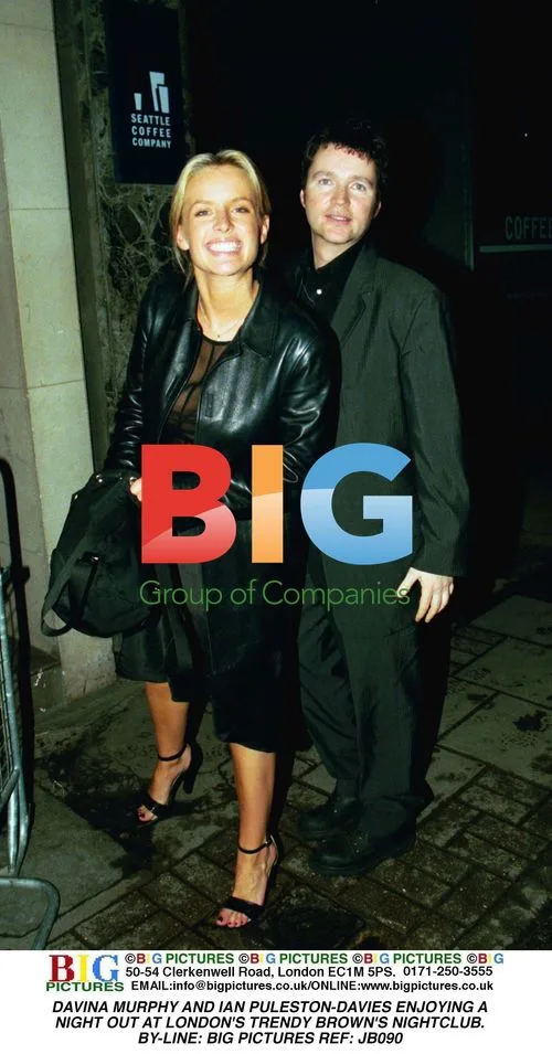 Davina Murphy and Ian Puleston-Davies at Brown's Nightclub
