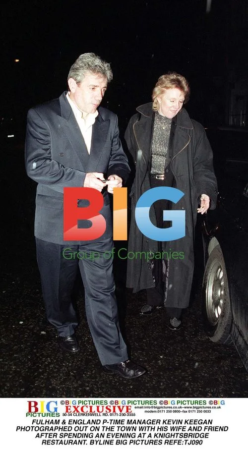 Kevin Keegan out on the town with wife and friend