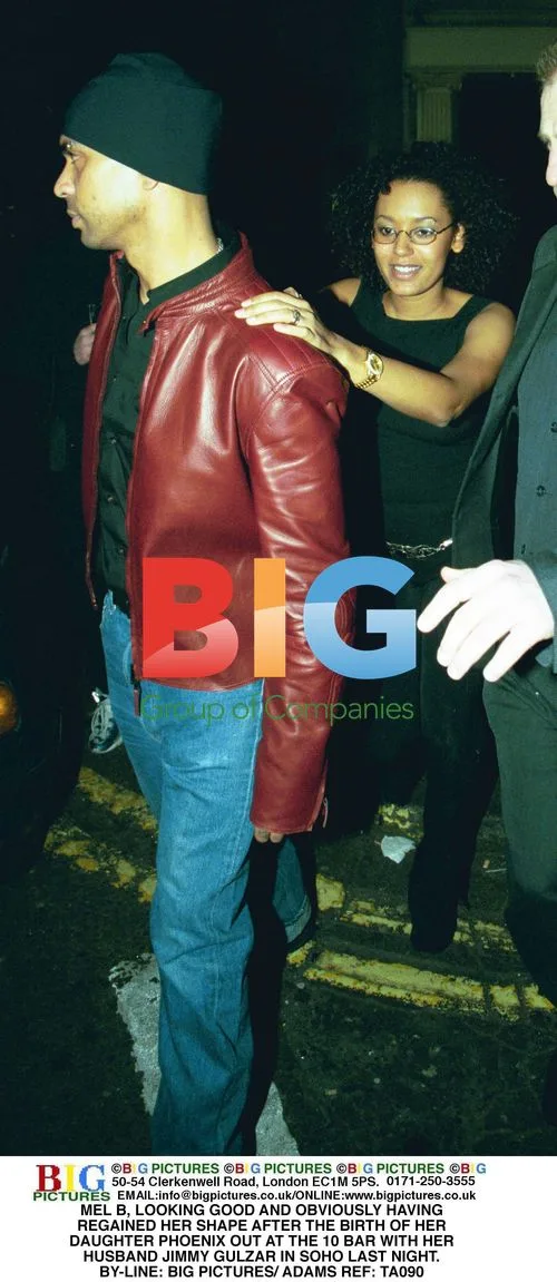 Mel B Out with Husband in Soho