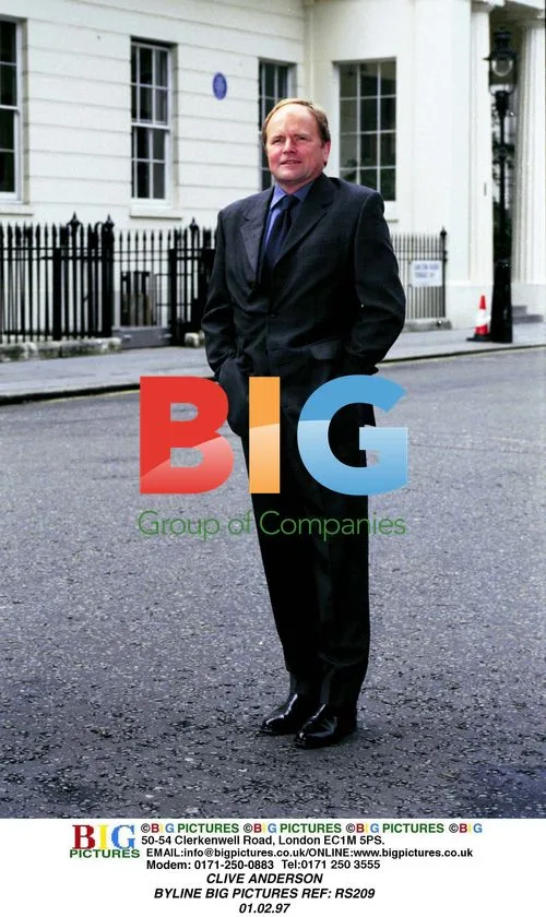 Clive Anderson in Dark Blue Suit