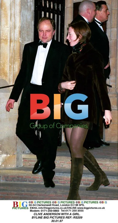 Clive Anderson with a girl
