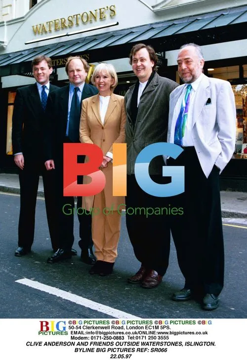 Clive Anderson & Friends Outside Waterstones