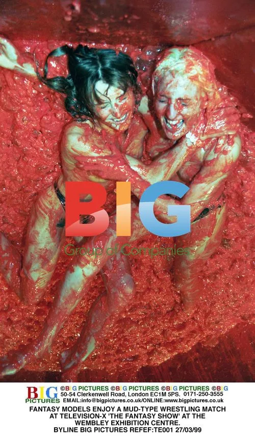 Fantasy Models Mud Wrestling at TV-X Show